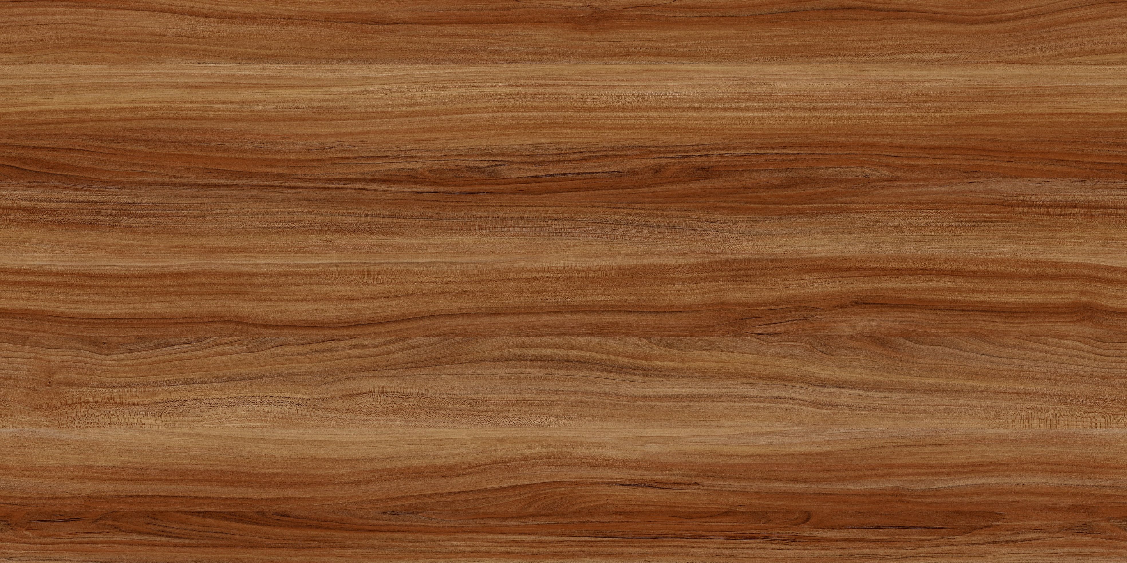 Teak keyboard cover with golden brown wood grain